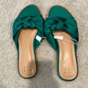 A new day green flats